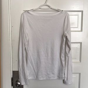 Boatneck Long sleeve tee shirt